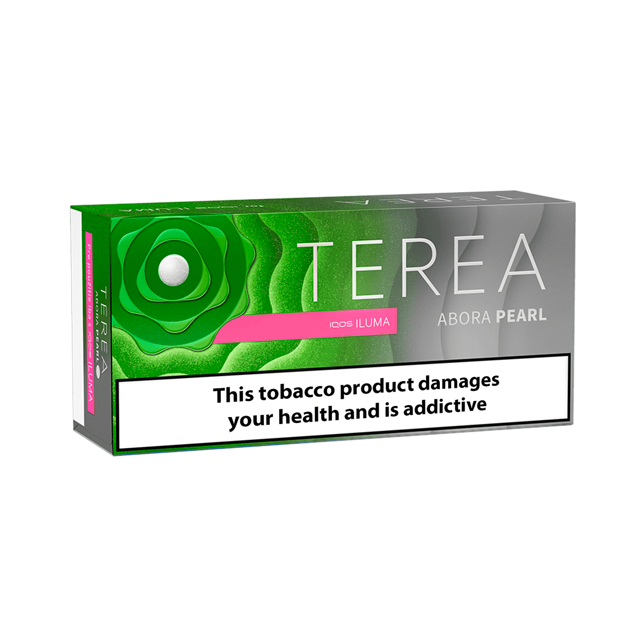 Terea ABORA PEARL heatsticks til IQOS Iluma, delikat smag, perlemorsfarvet emballage