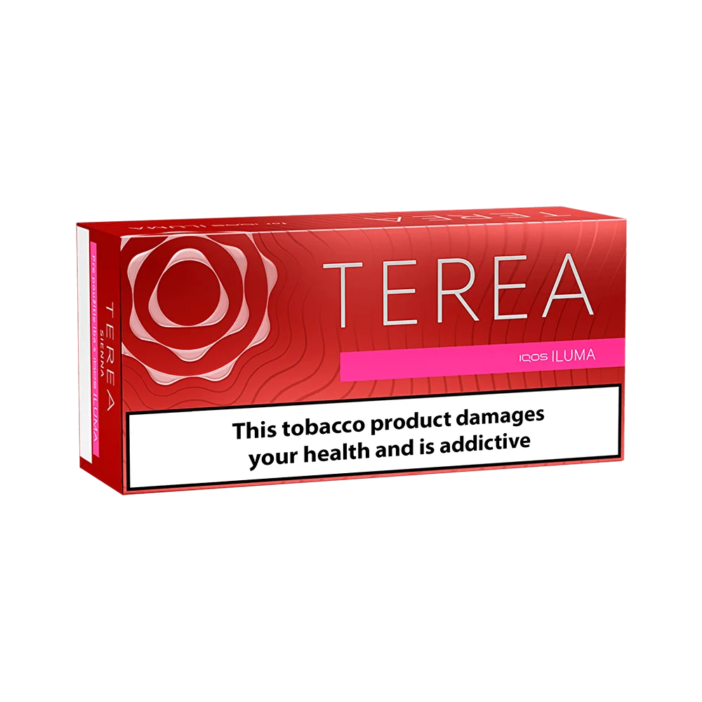Stáin Terea SIENNA le haghaidh IQOS Iluma, blas domhain, pacáistiú sienna