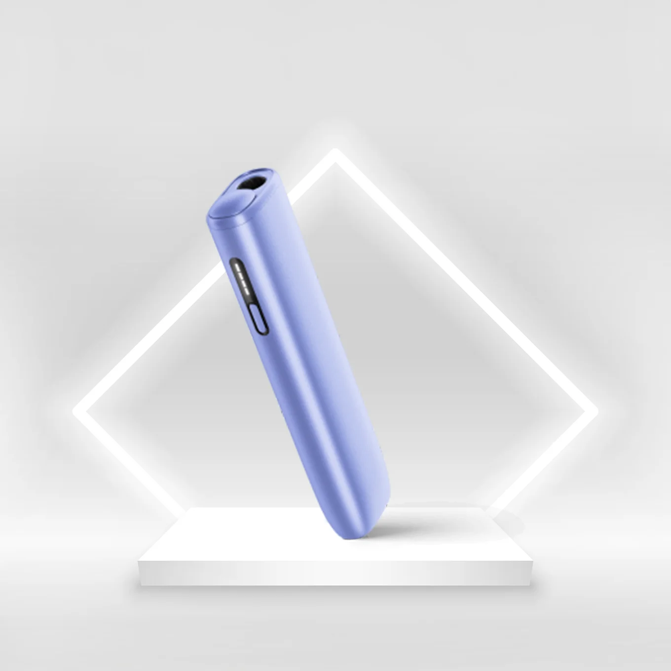 IQOS ILUMA i ONE Digital Violet – angled view showing bold purple design